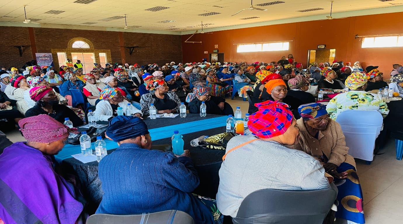 Community members filling the hall at the MMF Women's Day celebration