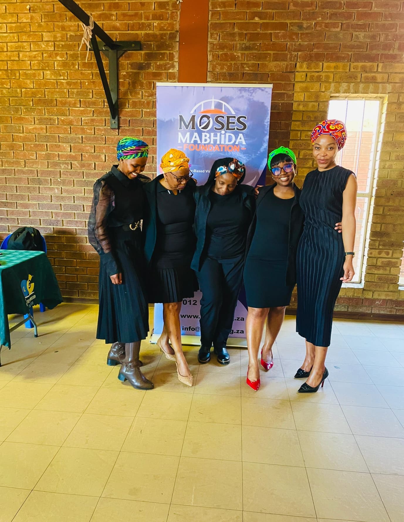 MMF team members together at the Women's Day celebration