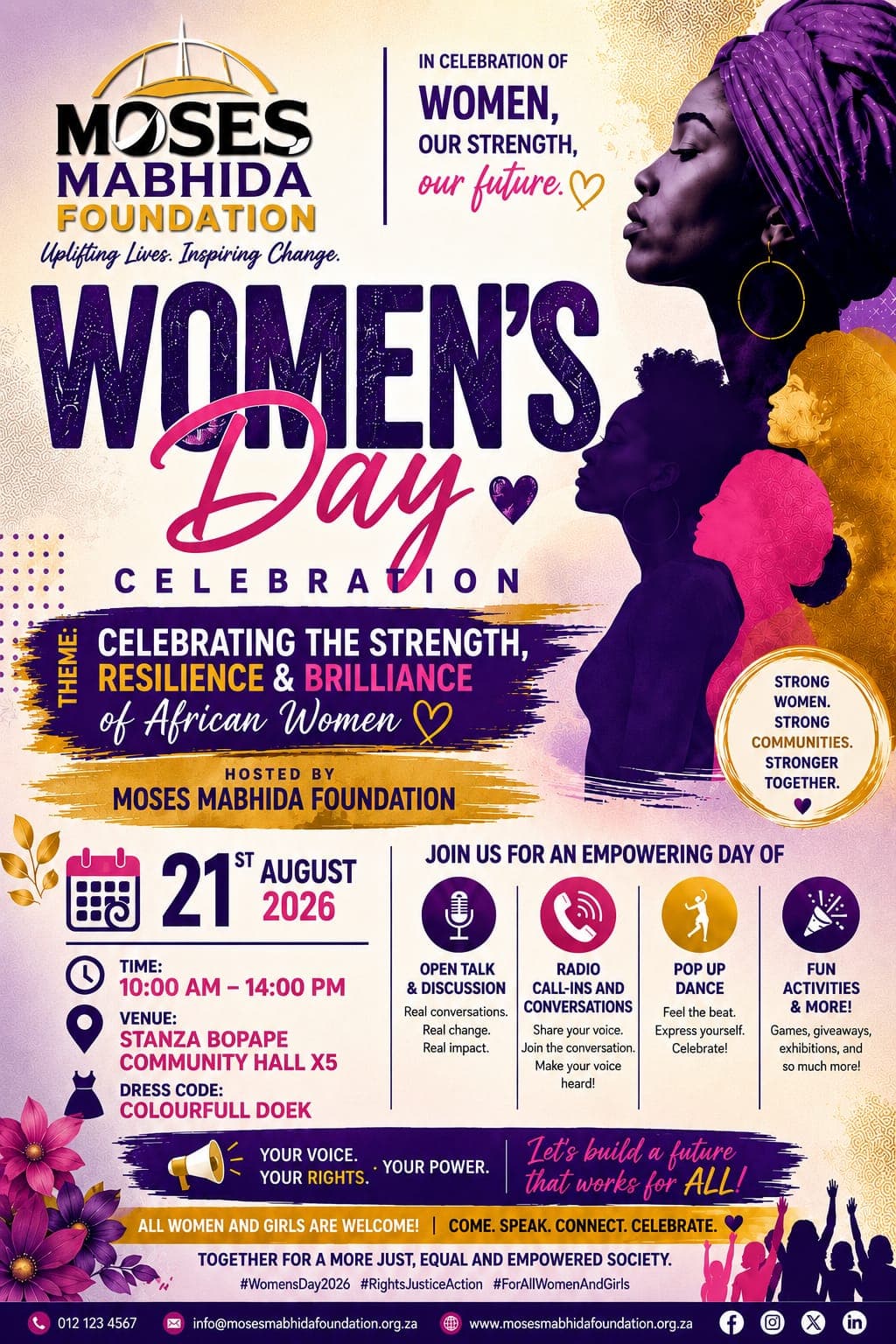 Poster for Women's Day Celebration