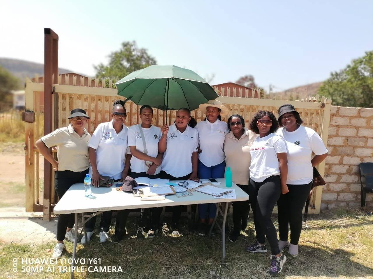 Moses Mabhida Foundation team working in the community