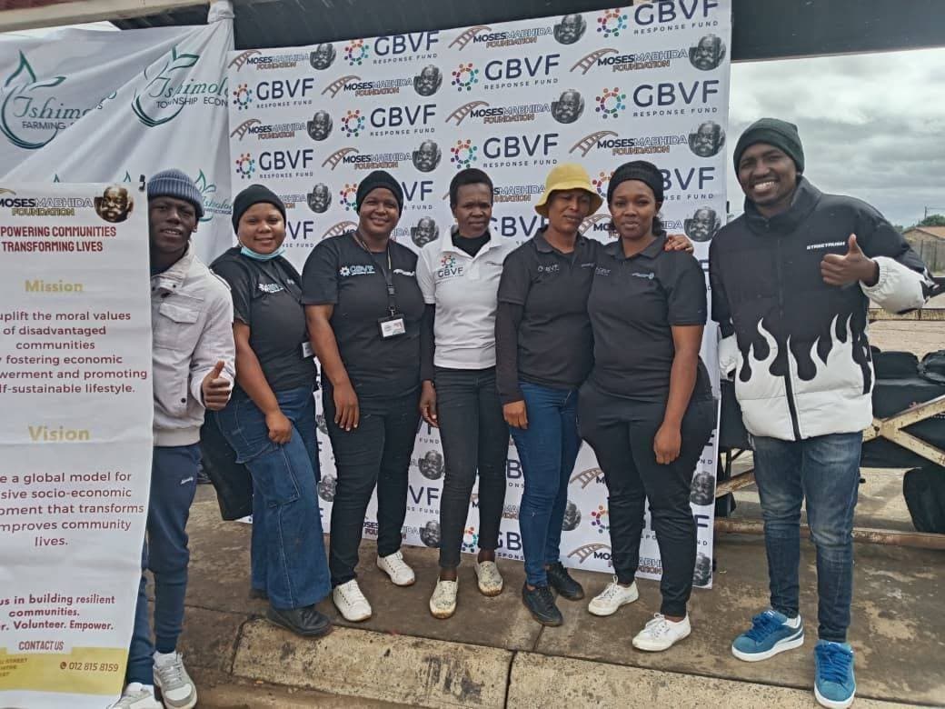 Moses Mabhida Foundation team at a community event